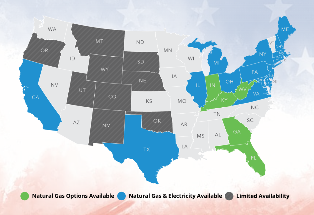 Deregulated energy map